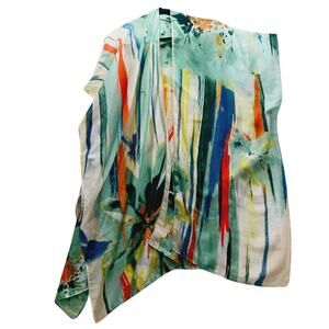 Kimono Swim Suit Cover Brushstroke Whimsycore Maximalist Bold Vibrant Splatter